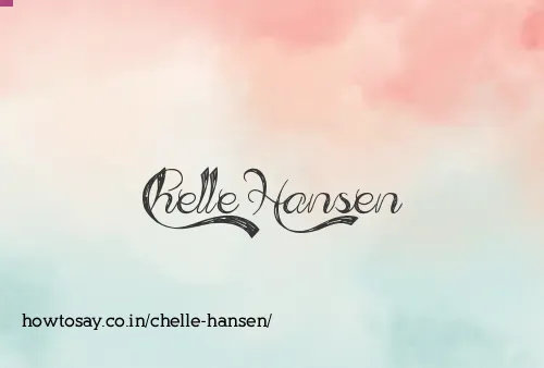 Chelle Hansen