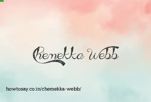Chemekka Webb
