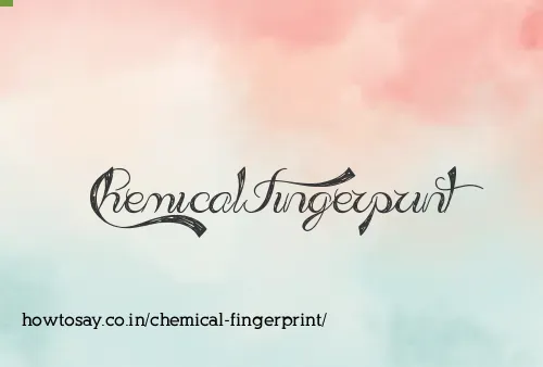 Chemical Fingerprint