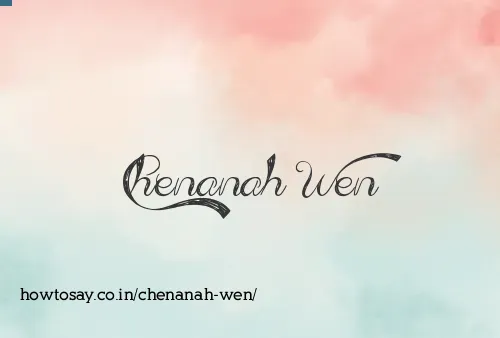 Chenanah Wen