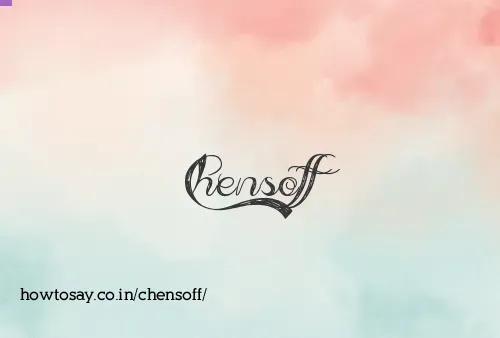 Chensoff