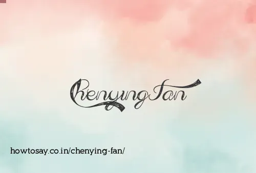 Chenying Fan