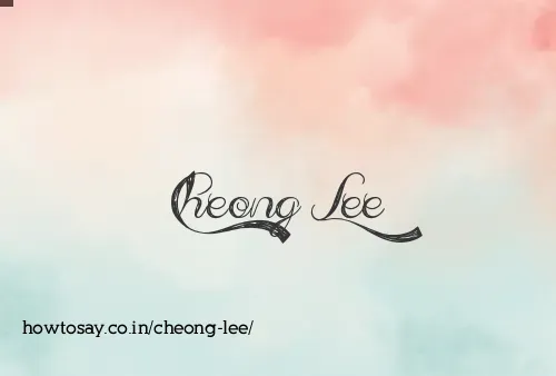 Cheong Lee