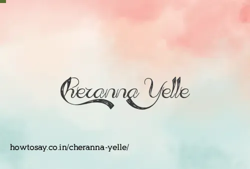 Cheranna Yelle