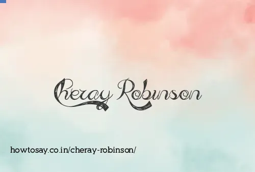 Cheray Robinson