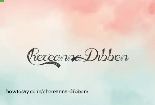 Chereanna Dibben