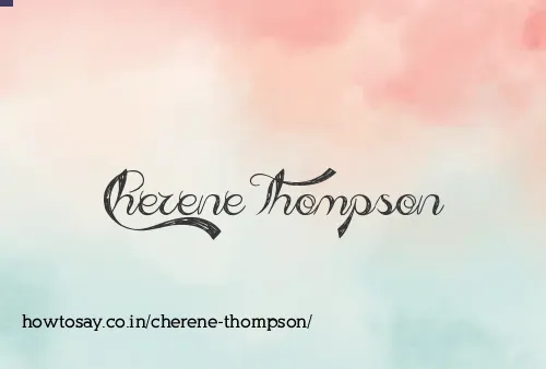 Cherene Thompson