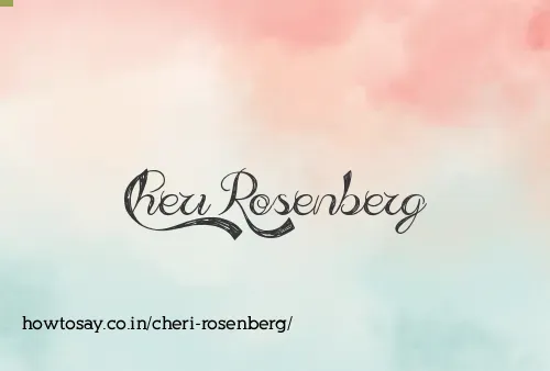 Cheri Rosenberg