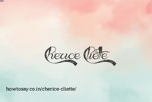 Cherice Cliette