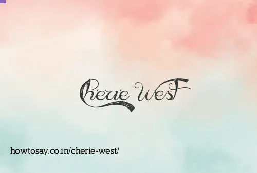 Cherie West