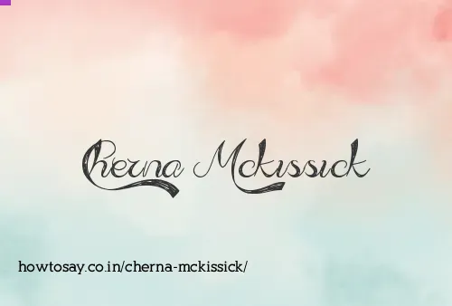Cherna Mckissick