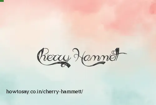 Cherry Hammett