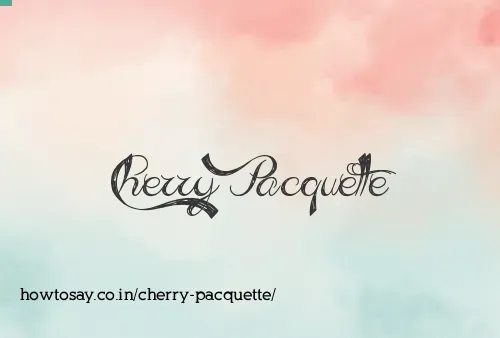Cherry Pacquette