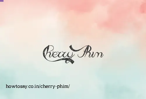 Cherry Phim