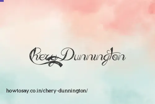 Chery Dunnington