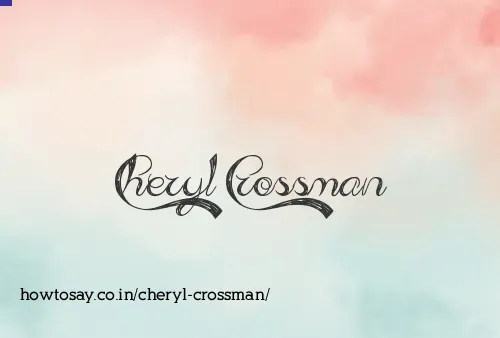 Cheryl Crossman