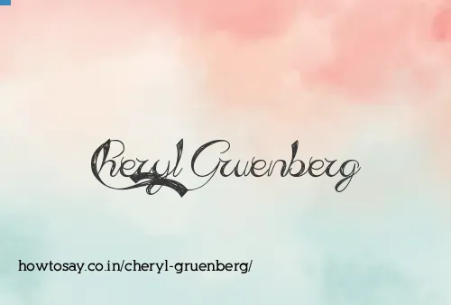 Cheryl Gruenberg