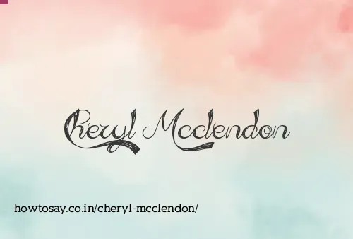 Cheryl Mcclendon