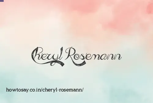 Cheryl Rosemann