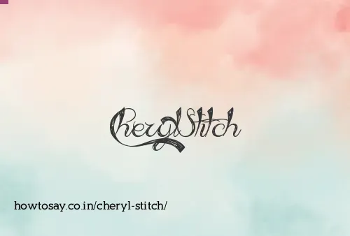 Cheryl Stitch