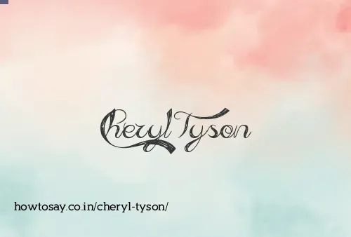 Cheryl Tyson