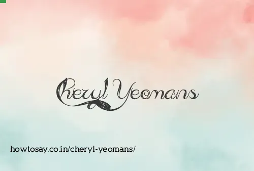 Cheryl Yeomans
