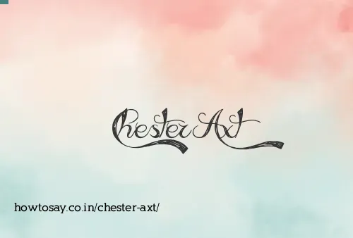 Chester Axt