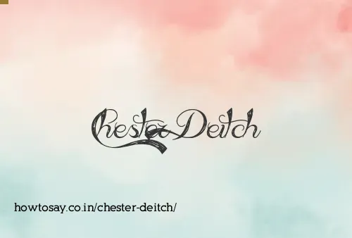 Chester Deitch