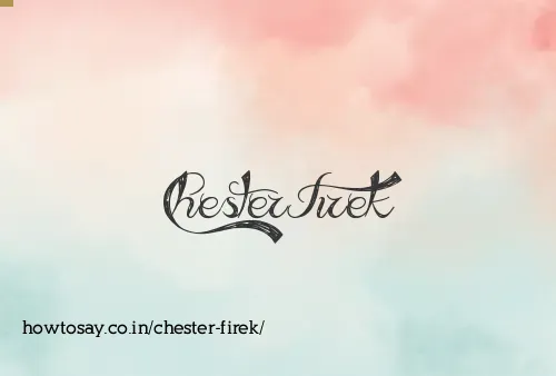 Chester Firek