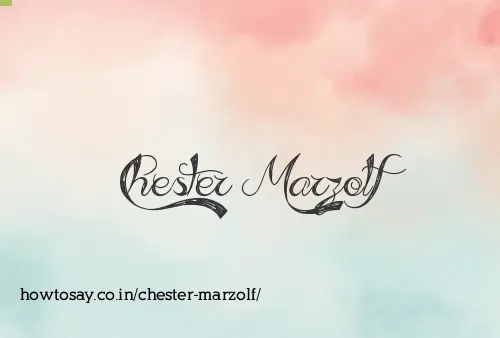 Chester Marzolf