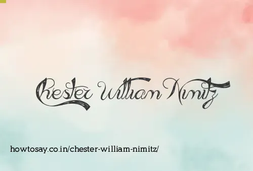 Chester William Nimitz