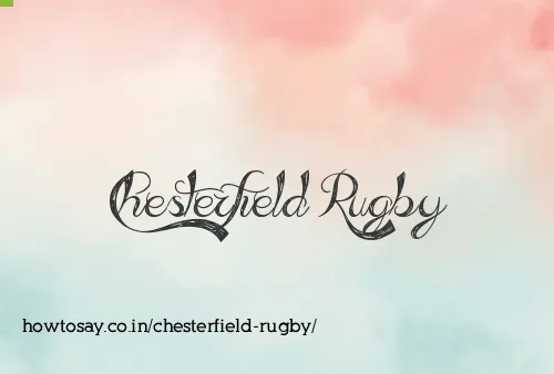 Chesterfield Rugby
