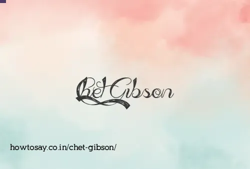 Chet Gibson