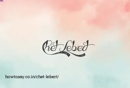 Chet Lebert