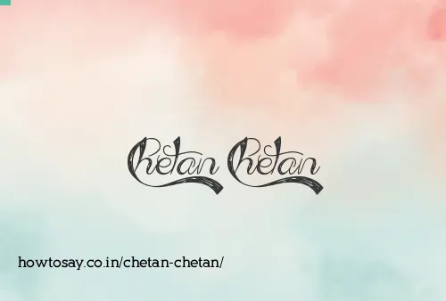 Chetan Chetan