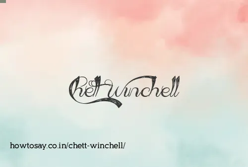 Chett Winchell