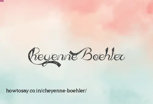 Cheyenne Boehler