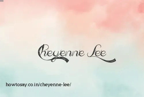 Cheyenne Lee