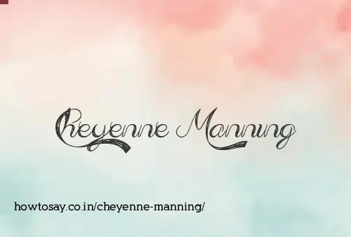 Cheyenne Manning