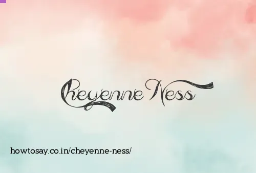 Cheyenne Ness