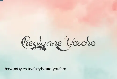 Cheylynne Yorcho
