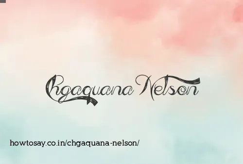 Chgaquana Nelson