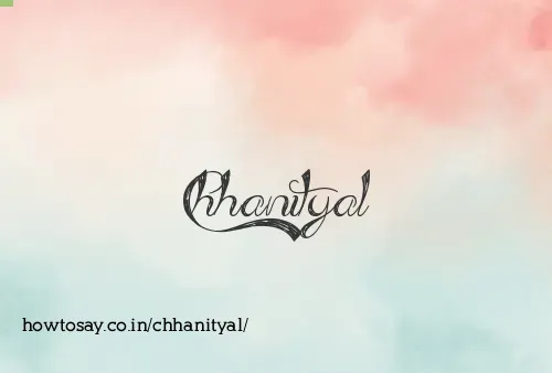 Chhanityal