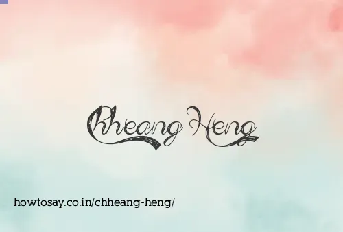 Chheang Heng