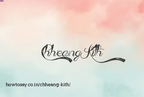 Chheang Kith