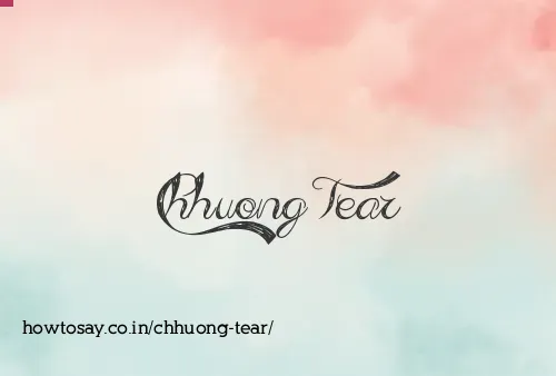 Chhuong Tear