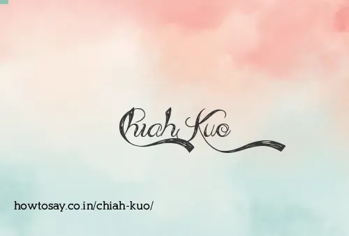 Chiah Kuo