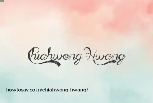 Chiahwong Hwang