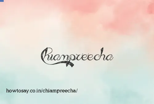 Chiampreecha