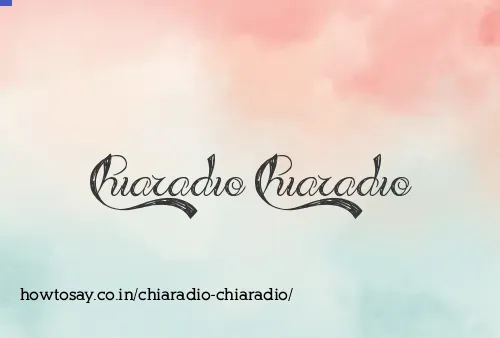 Chiaradio Chiaradio